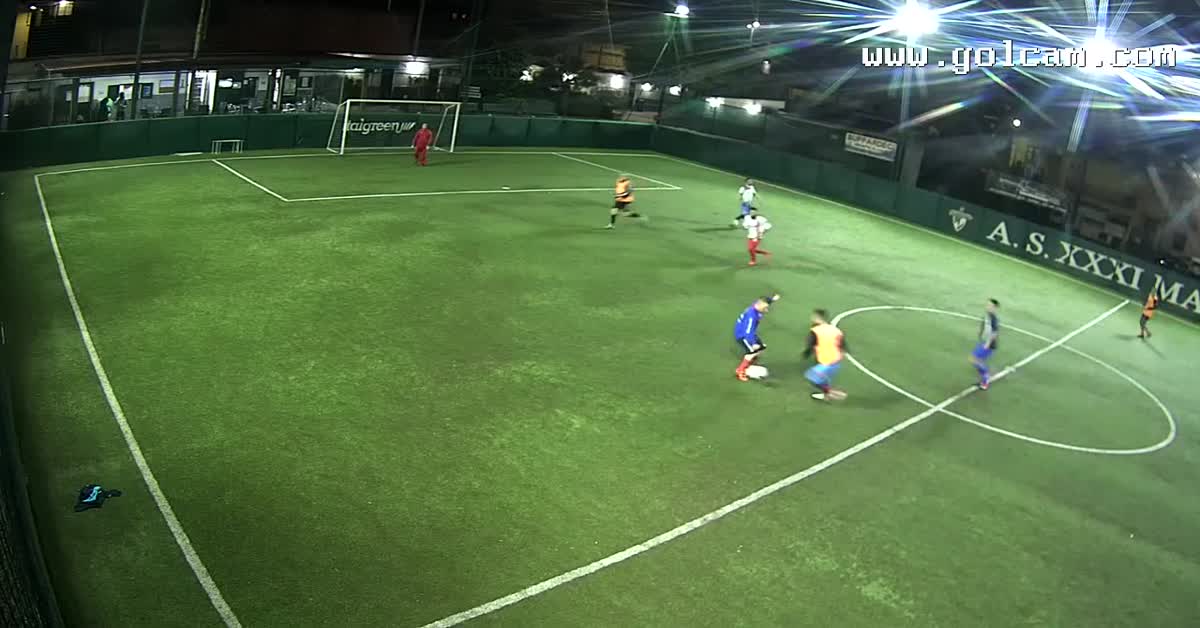 Doppio dribbling e rete 