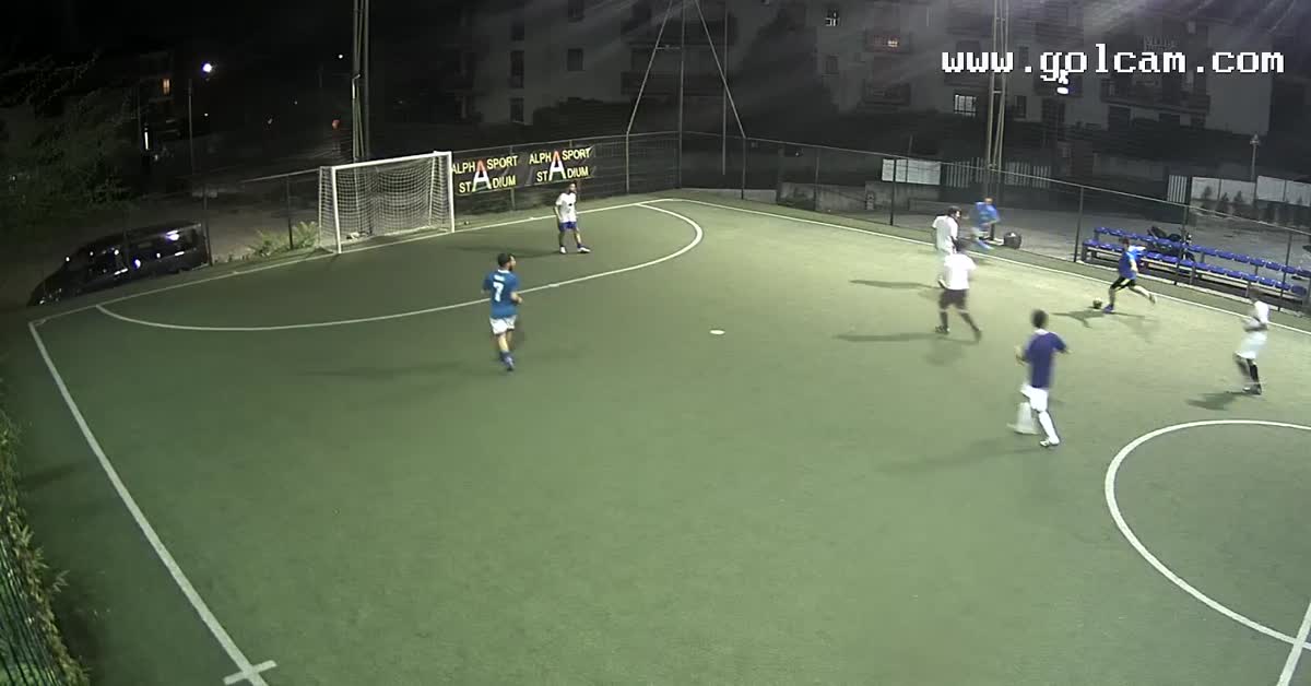 Stop, dribbling e goal.