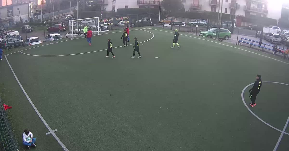 Calcio d' angolo perfetto
