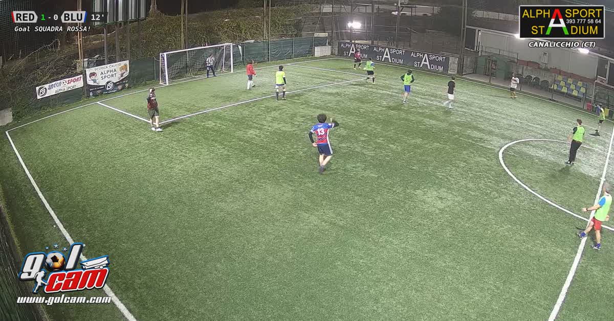 azione con filtrante e gol