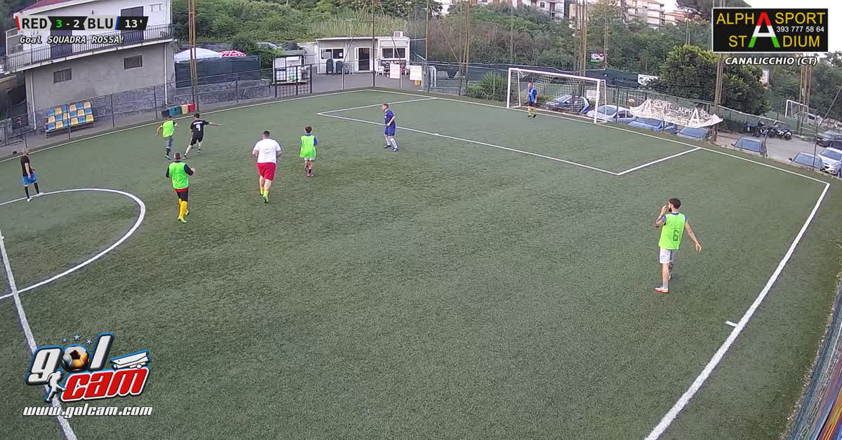 Fabio dribbling e tiro