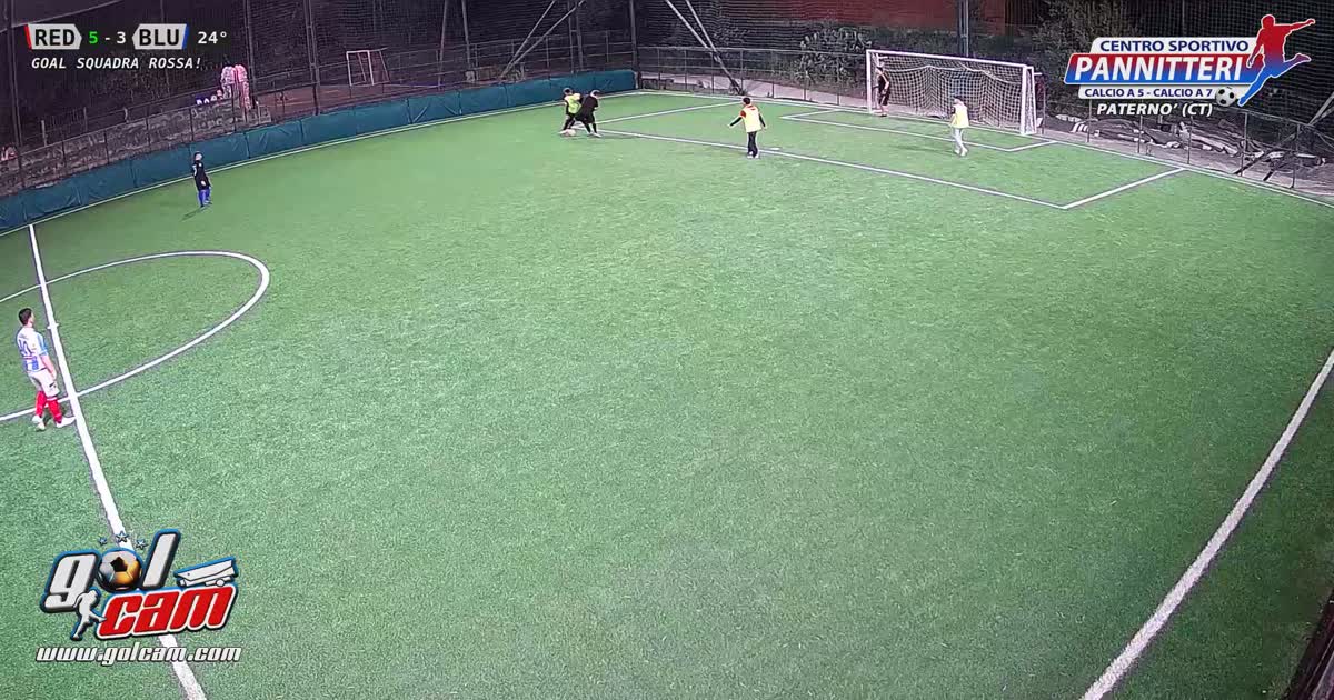 Dribbling e gol sotto porta