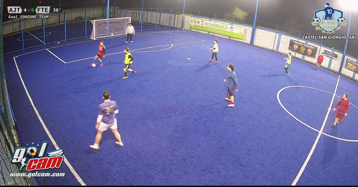 tridente d"attacco blu socceer