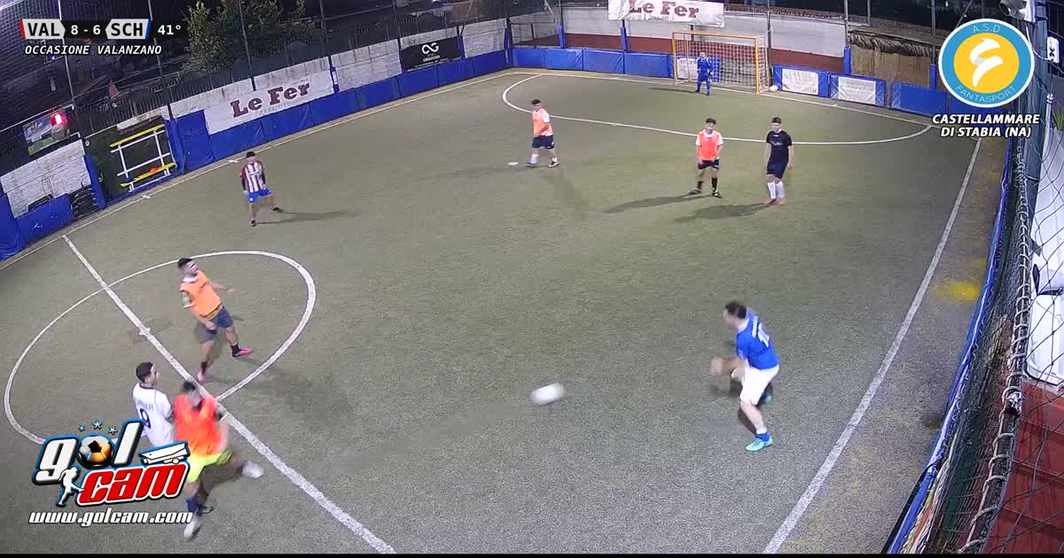 Parata distante rafficinata a 