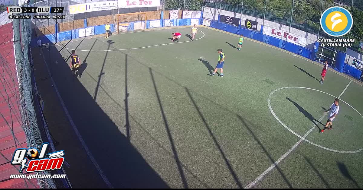 stop di sinistro e gol 
