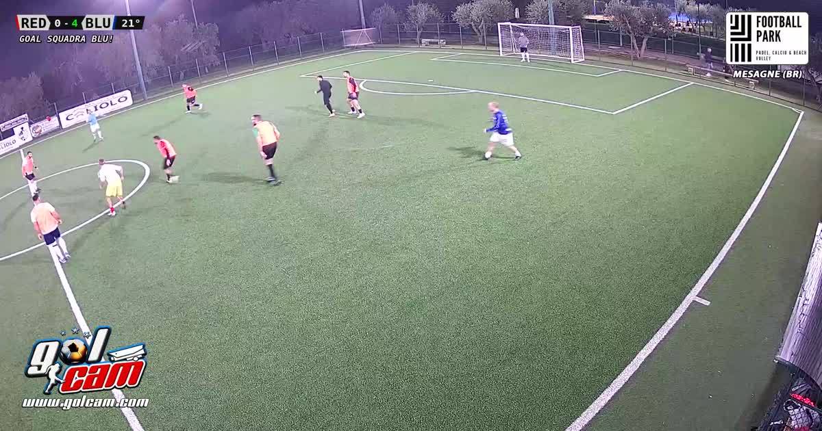 tiro in diagonale e gol 