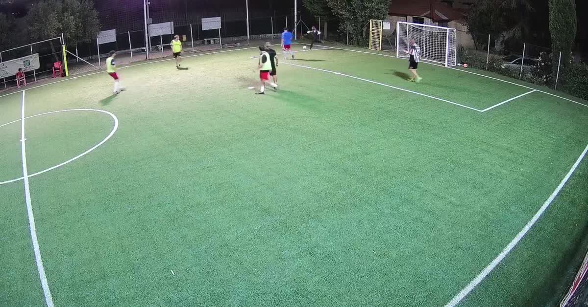 Lancio del portiere e controll