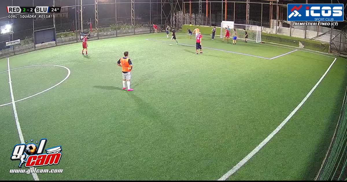 imbucata con gol su rimbalzo