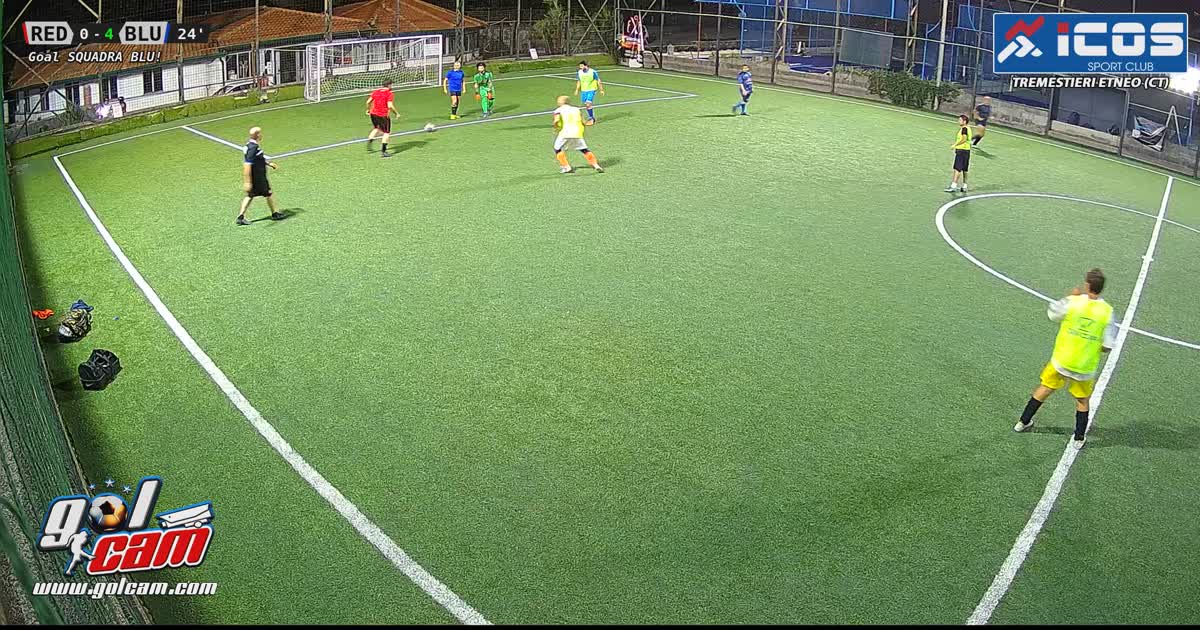 Gol rasoterra con inserimento