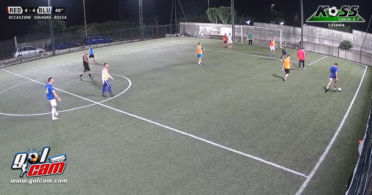 Serie di dribbling e tiro alto
