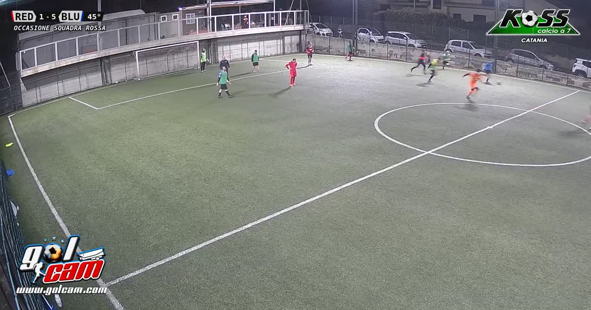 Tiro piazzato all"angolo fuori