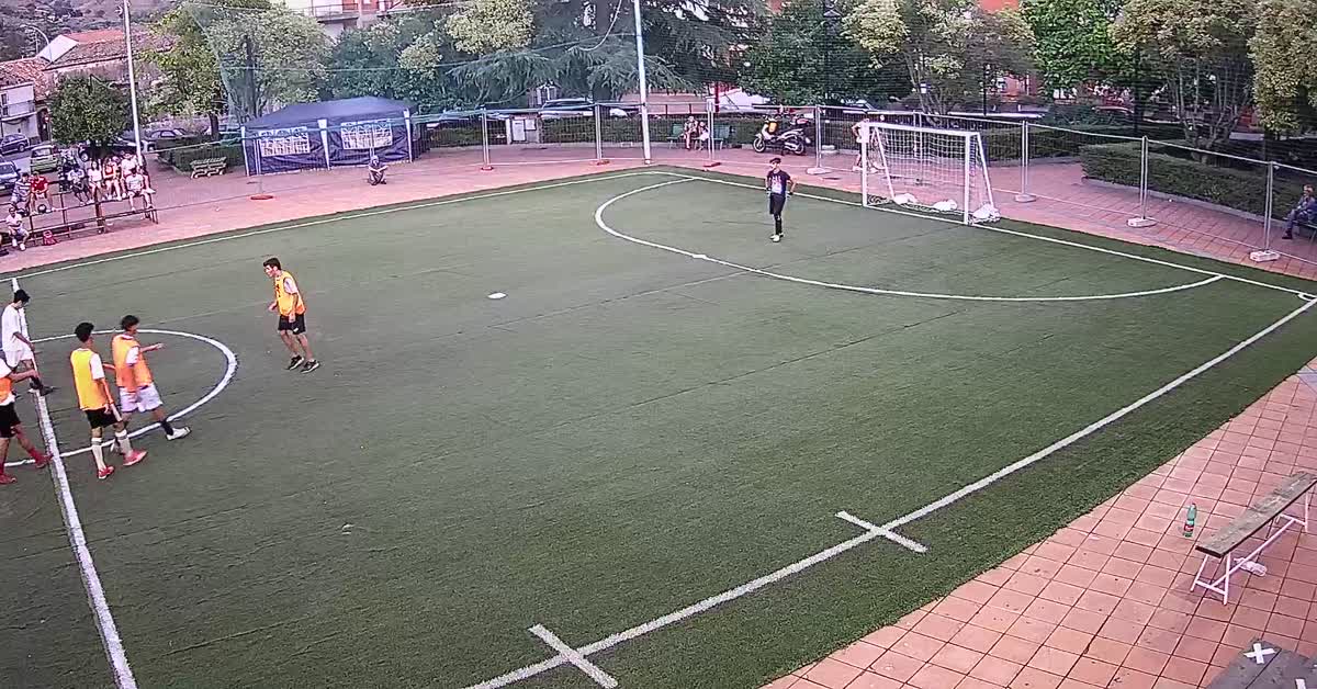 Kick off and goal