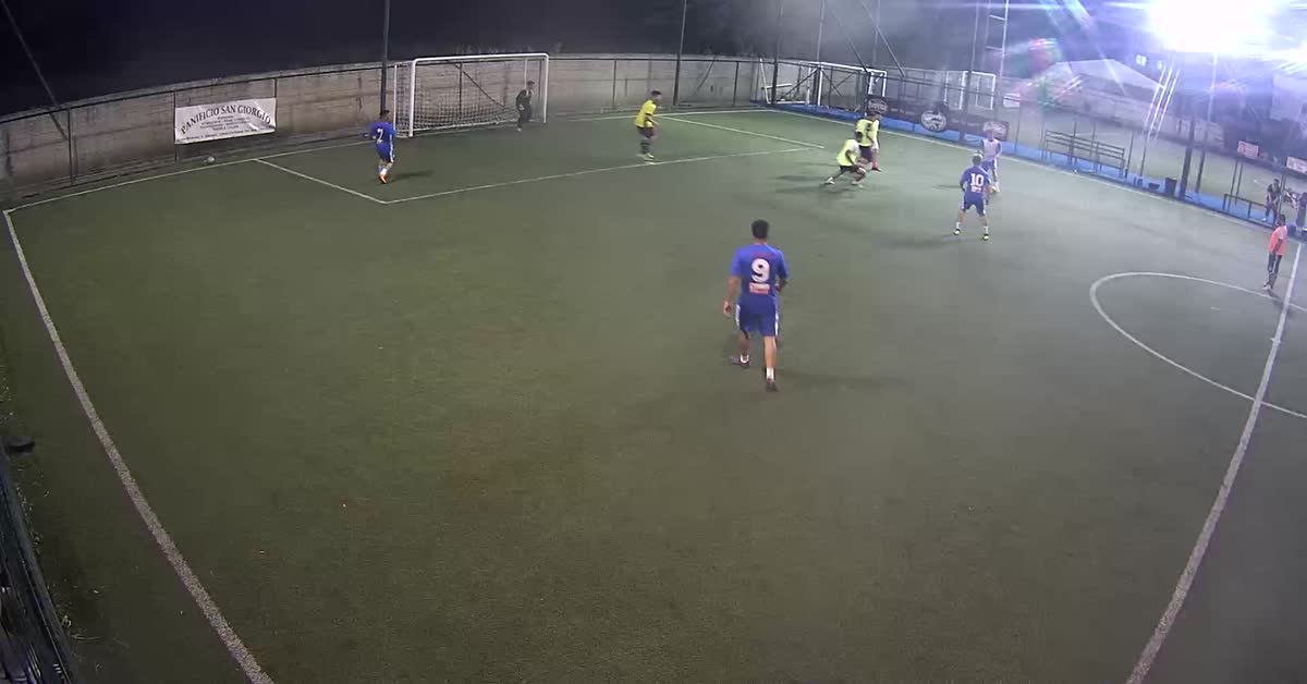 Serie di passaggi e segna