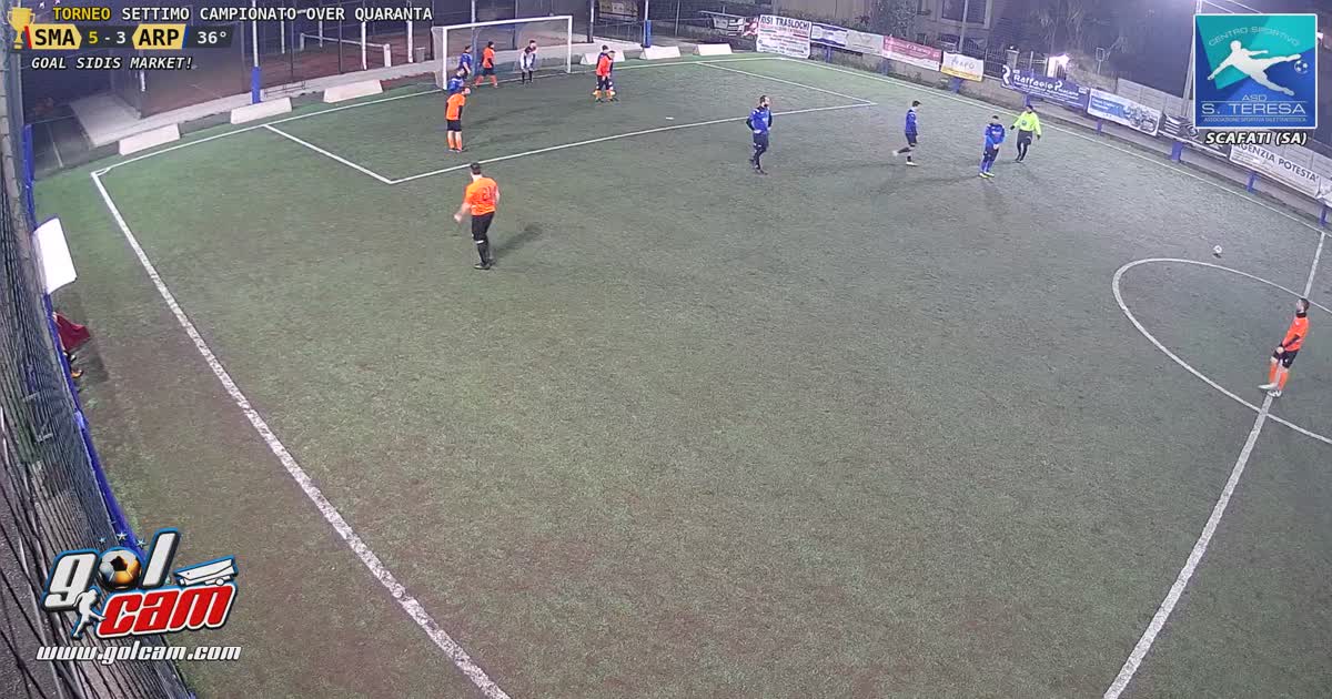 Tiro dal campo di padel