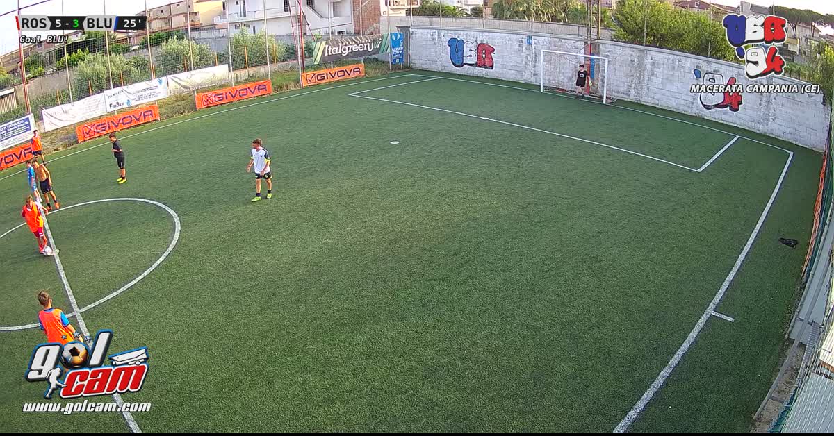 tiro su azione da calcio di in